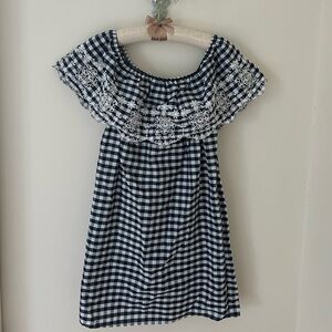 Forever 21 Gingham Off the Shoulder Dress
Size: Small
NWT